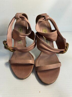 Burberry Pink Sandal Heels